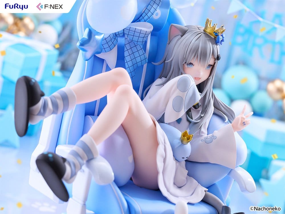 Virtual YouTuber Figura PVC 1/7 F:NEX Nachoneko Birthday Ver. 24 cm