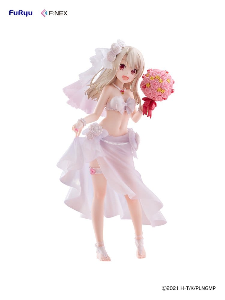 Fate/kaleid liner Prisma Illya: Licht - The Nameless Girl F:NEX Figura PVC 1/7 Illyasviel von Einzbern Wedding Swimsuit Ver. 21 cm Frikytopia