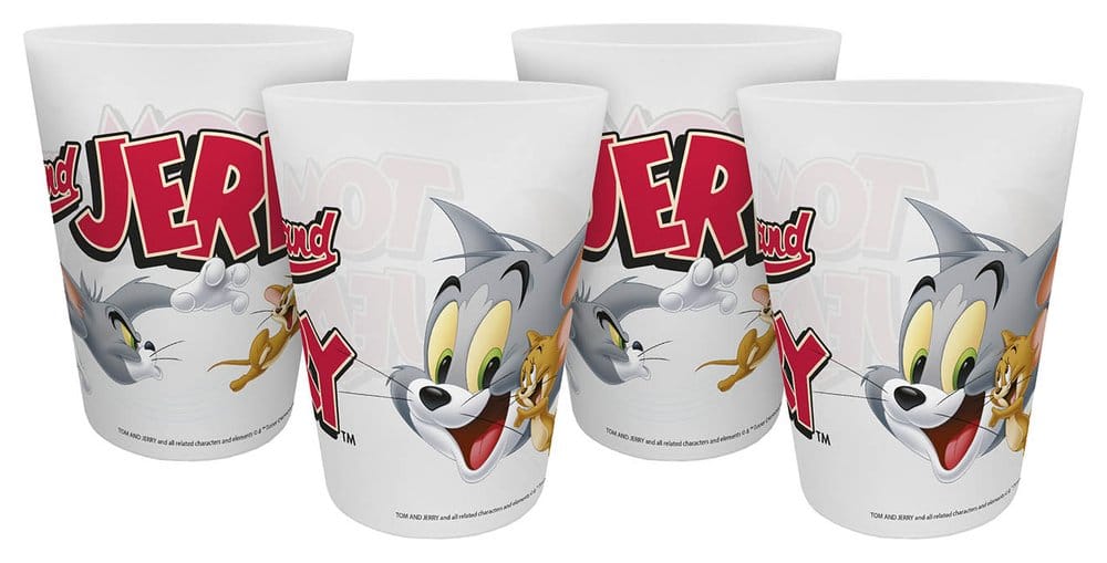 Tom & Jerry Vaso pack de 4 300 ml Frikytopia