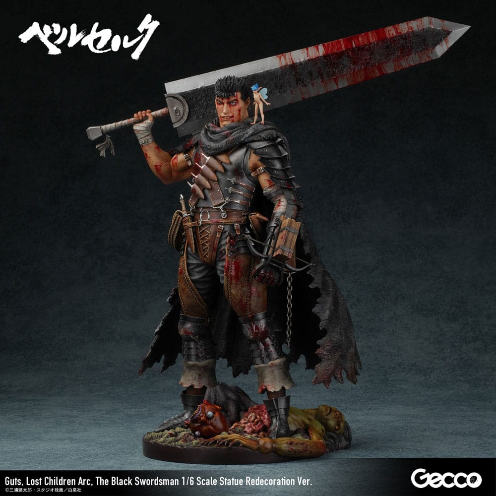 Berserk Estatua 1/6 Guts Lost Children Arc The Black Swordsman Redecoration Ver. 38 cm Frikytopia