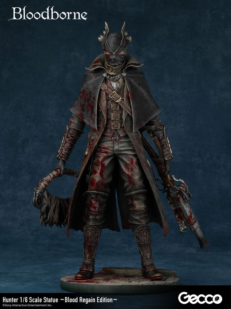 Bloodborne The Old Hunters Estátua PVC 1/6 Hunter Blood Regain Edition 32 cm