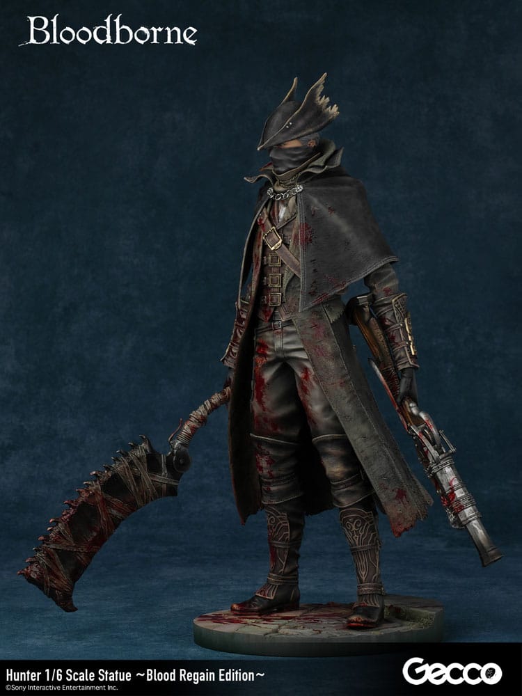 Bloodborne The Old Hunters Estátua PVC 1/6 Hunter Blood Regain Edition 32 cm