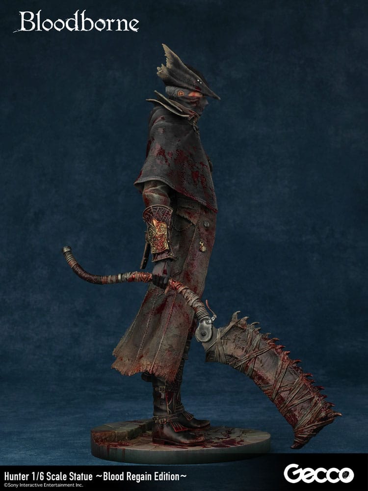 Bloodborne The Old Hunters Estátua PVC 1/6 Hunter Blood Regain Edition 32 cm