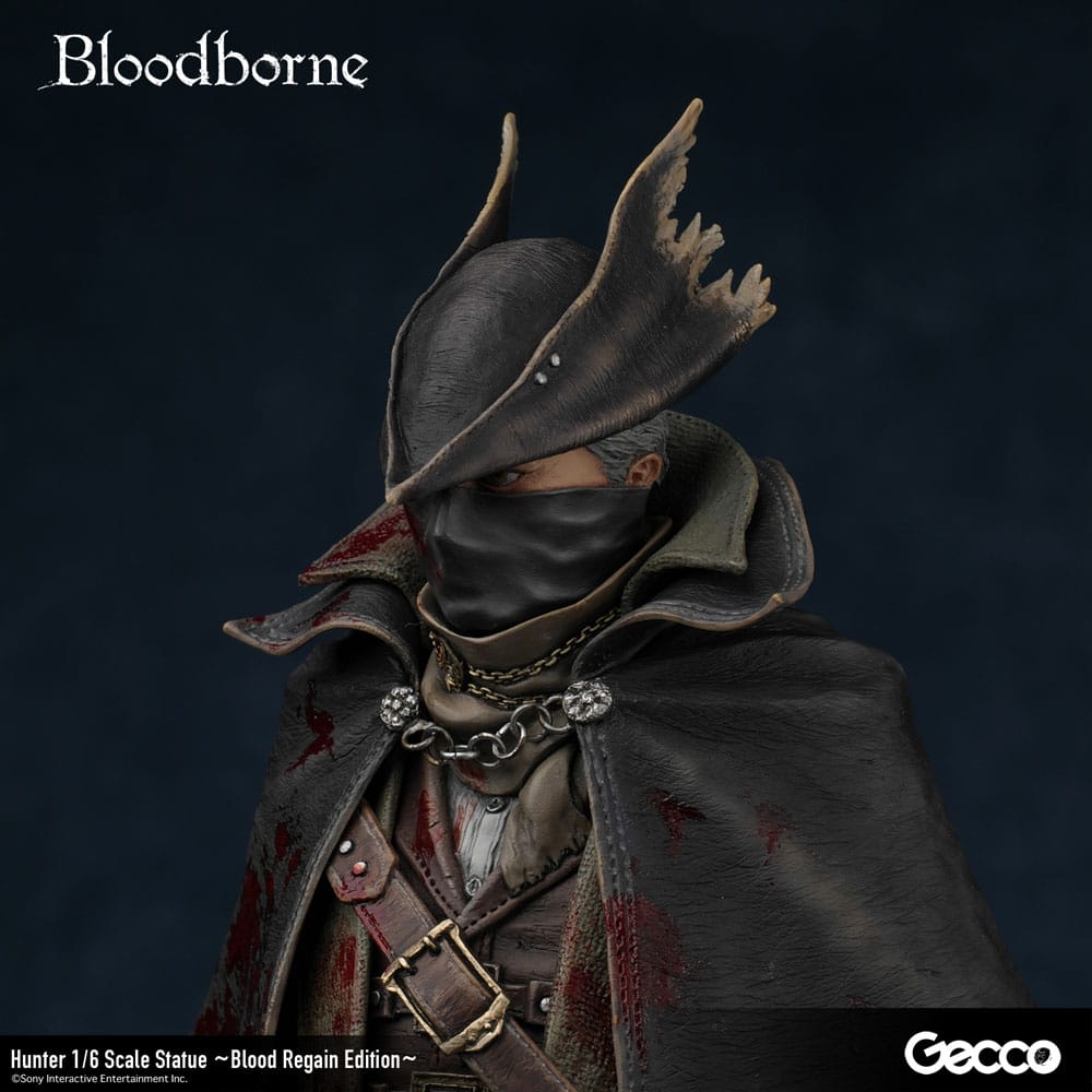 Bloodborne The Old Hunters Estátua PVC 1/6 Hunter Blood Regain Edition 32 cm