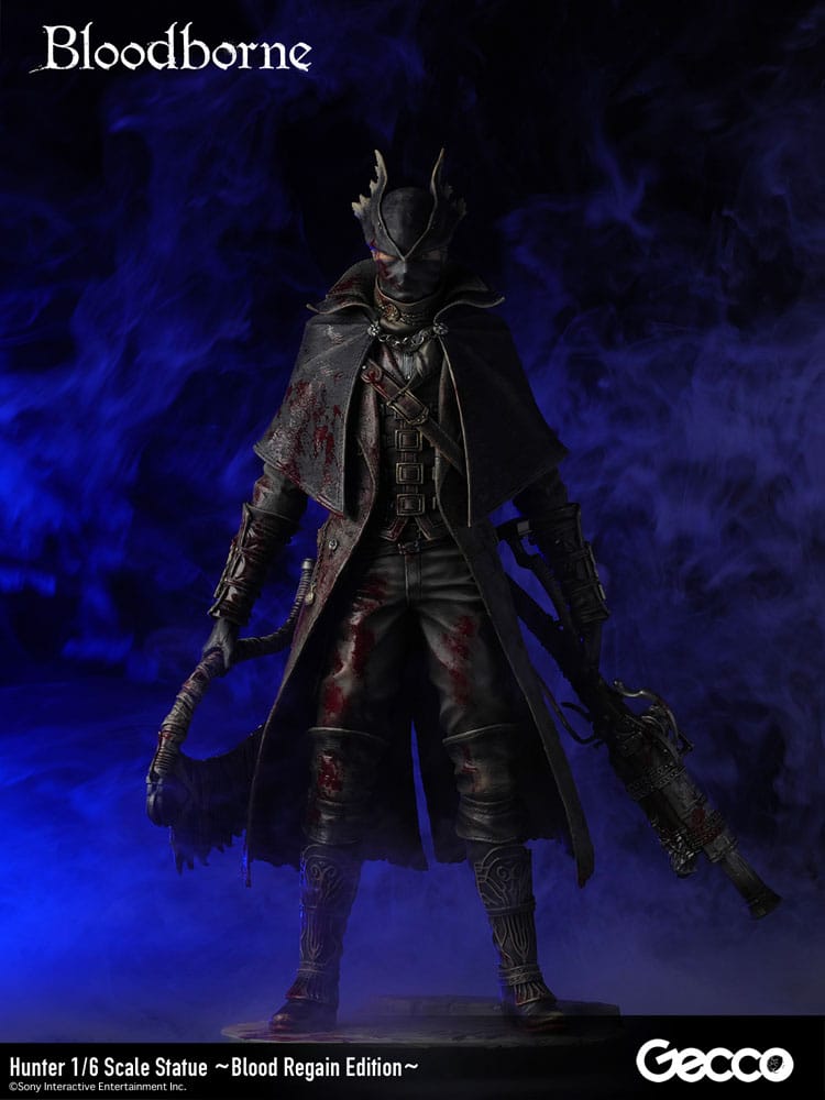 Bloodborne The Old Hunters Estátua PVC 1/6 Hunter Blood Regain Edition 32 cm