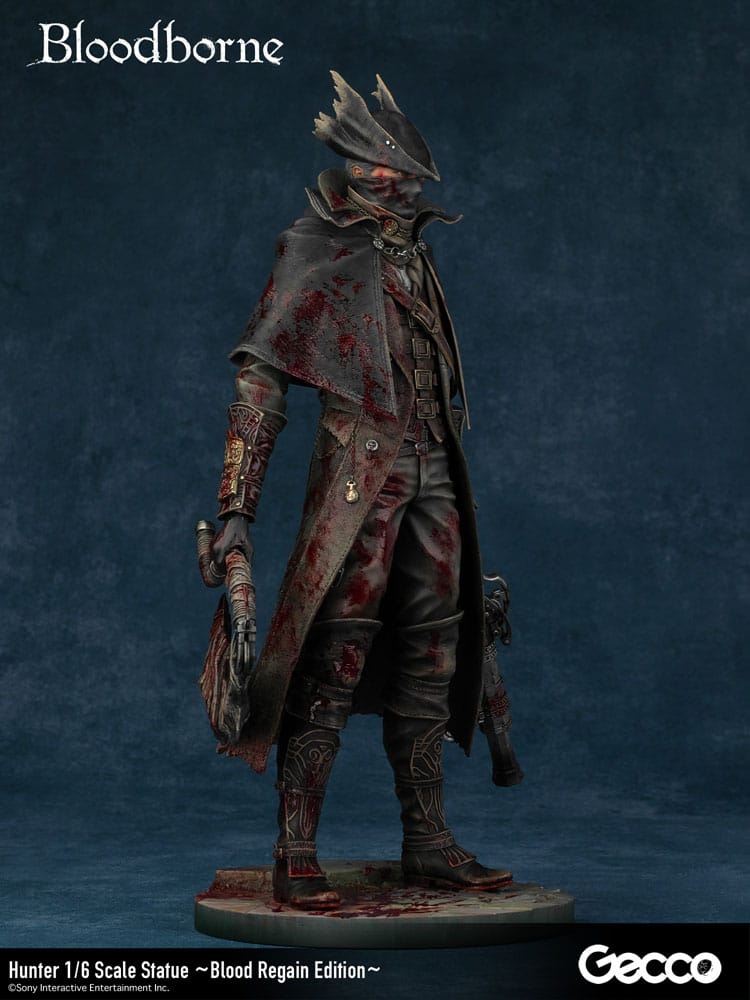 Bloodborne The Old Hunters Estátua PVC 1/6 Hunter Blood Regain Edition 32 cm