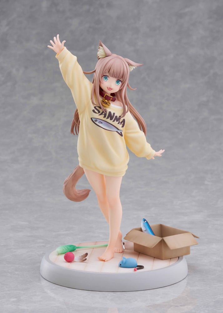My Cat Is a Kawaii Girl Estatua 1/6 Kinako Play With Ver. AmiAmi  Limited Edition 21 cm