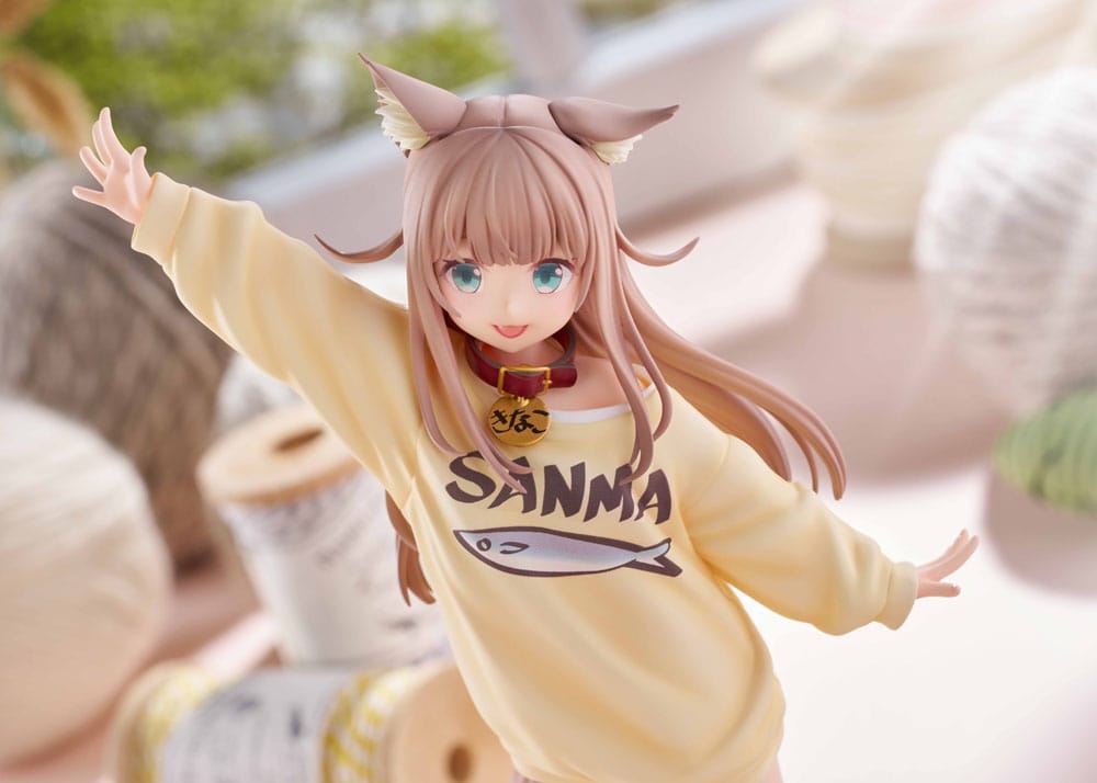 My Cat Is a Kawaii Girl Estatua 1/6 Kinako Play With Ver. AmiAmi  Limited Edition 21 cm