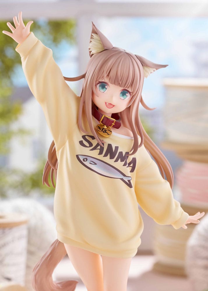 My Cat Is a Kawaii Girl Estatua 1/6 Kinako Play With Ver. AmiAmi  Limited Edition 21 cm
