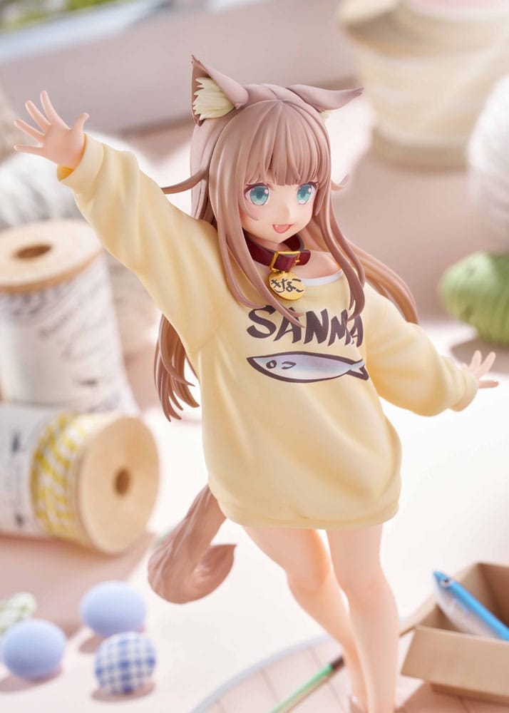 My Cat Is a Kawaii Girl Estatua 1/6 Kinako Play With Ver. AmiAmi  Limited Edition 21 cm