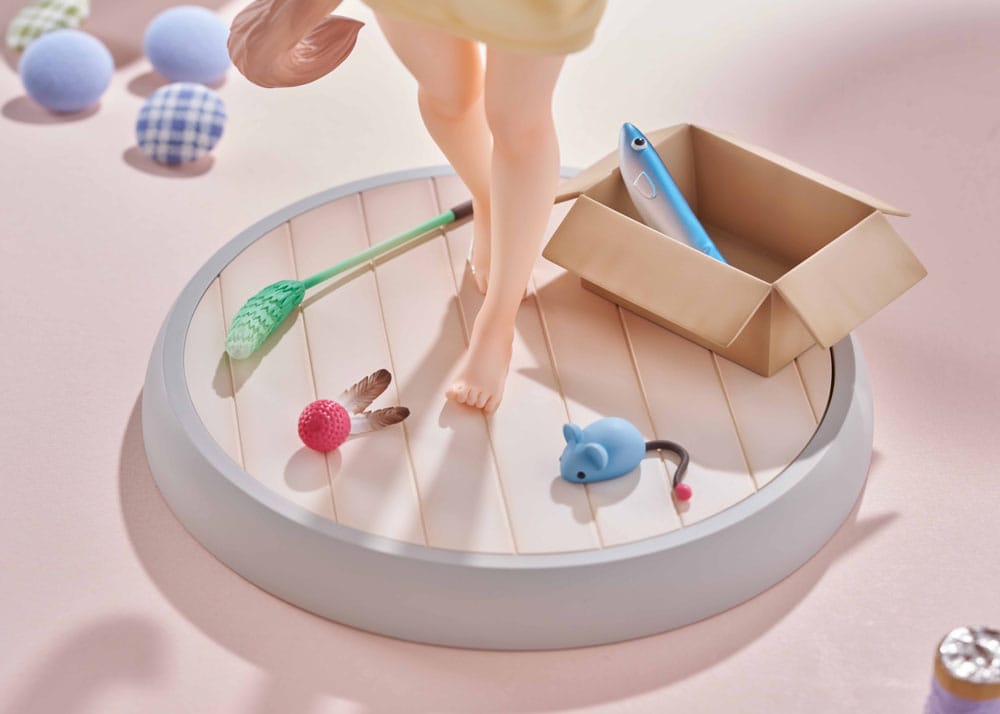 My Cat Is a Kawaii Girl Estatua 1/6 Kinako Play With Ver. AmiAmi  Limited Edition 21 cm
