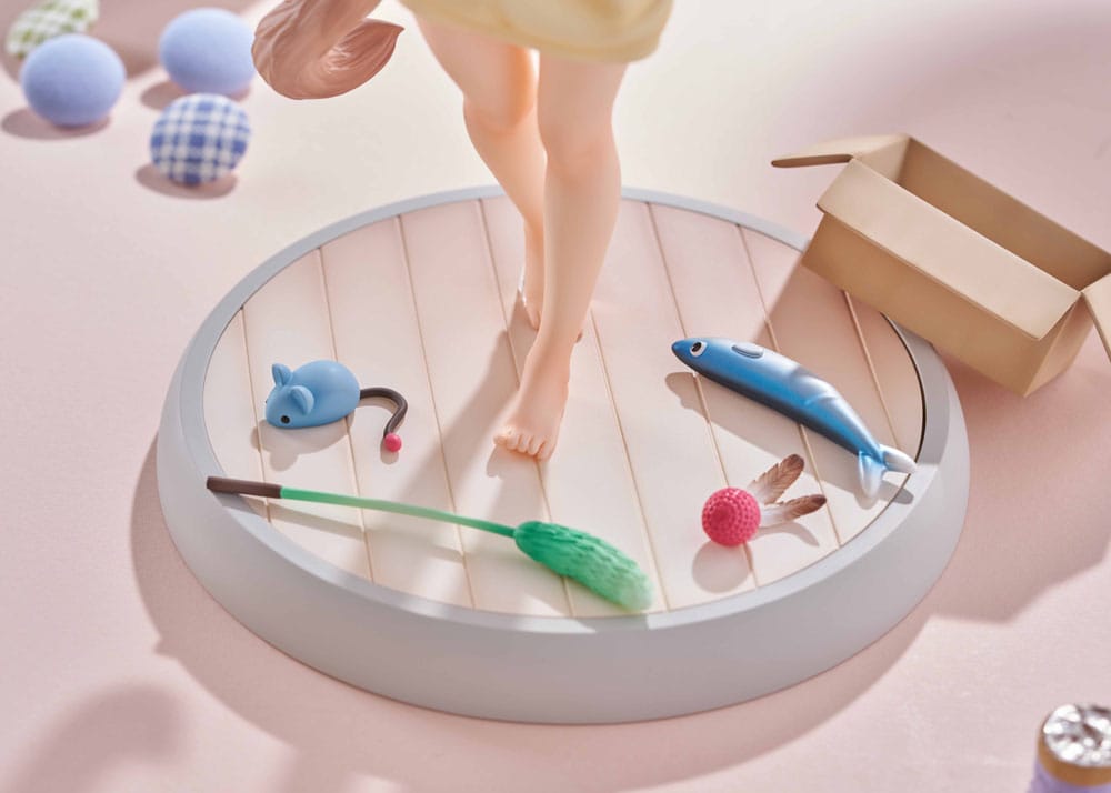 My Cat Is a Kawaii Girl Estatua 1/6 Kinako Play With Ver. AmiAmi  Limited Edition 21 cm