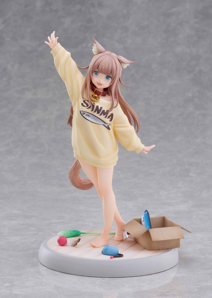 My Cat Is a Kawaii Girl Estatua 1/6 Kinako Play With Ver. AmiAmi  Limited Edition 21 cm