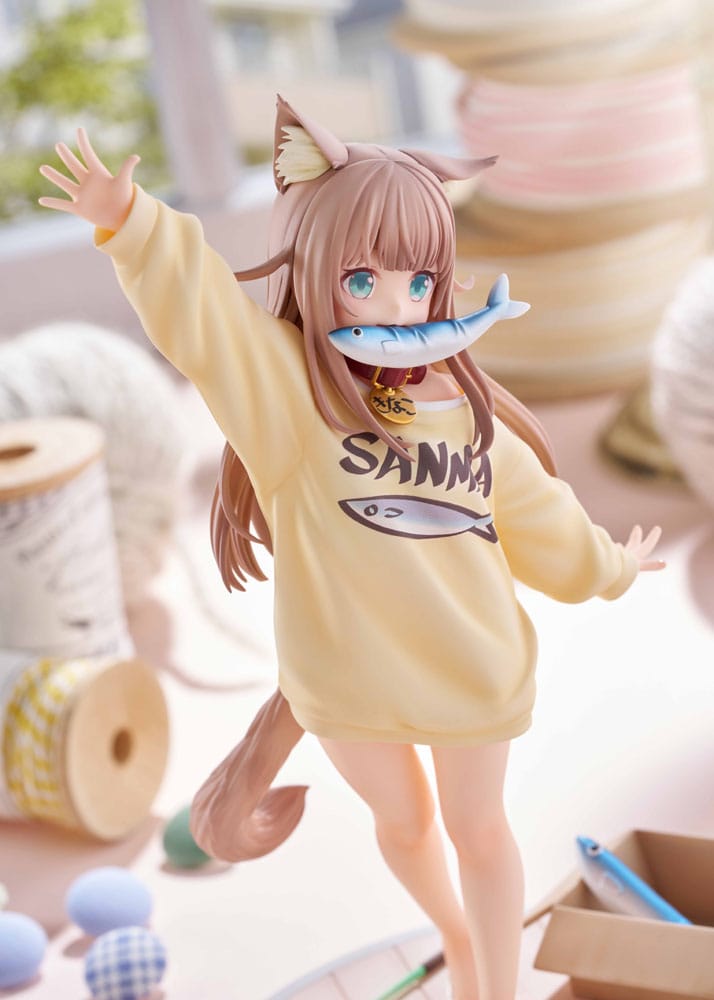 My Cat Is a Kawaii Girl Estatua 1/6 Kinako Play With Ver. AmiAmi  Limited Edition 21 cm