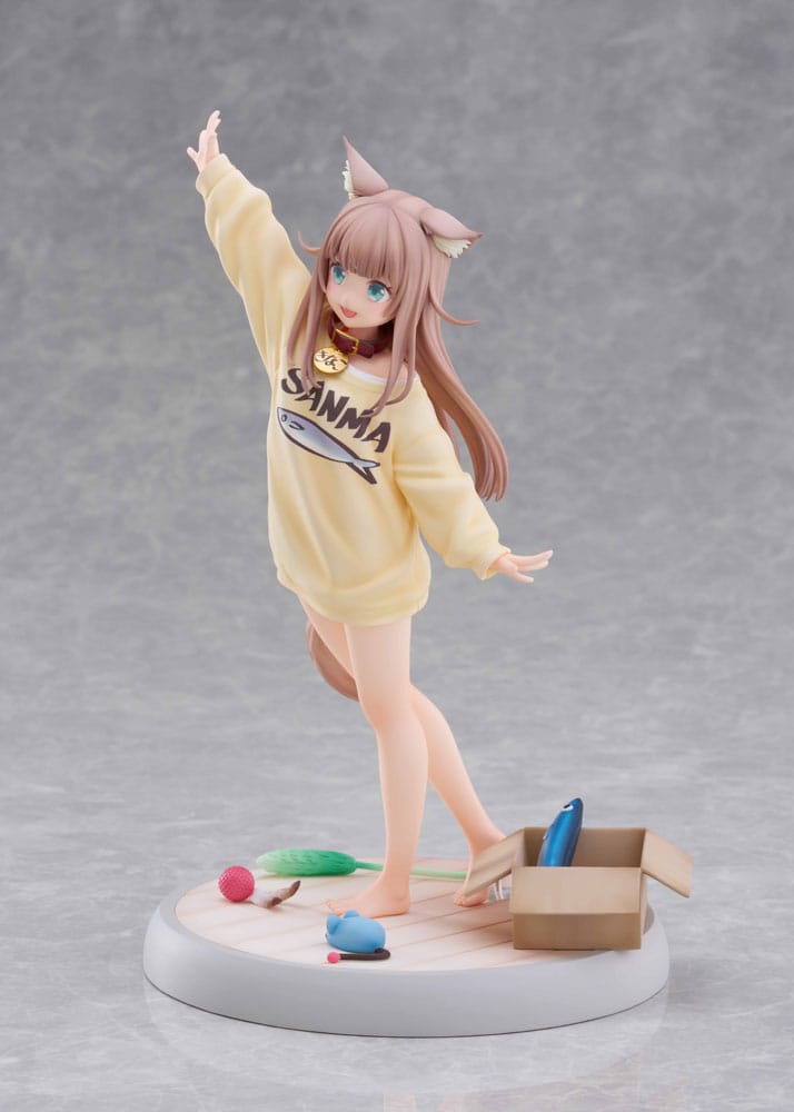 My Cat Is a Kawaii Girl Estatua 1/6 Kinako Play With Ver. AmiAmi  Limited Edition 21 cm