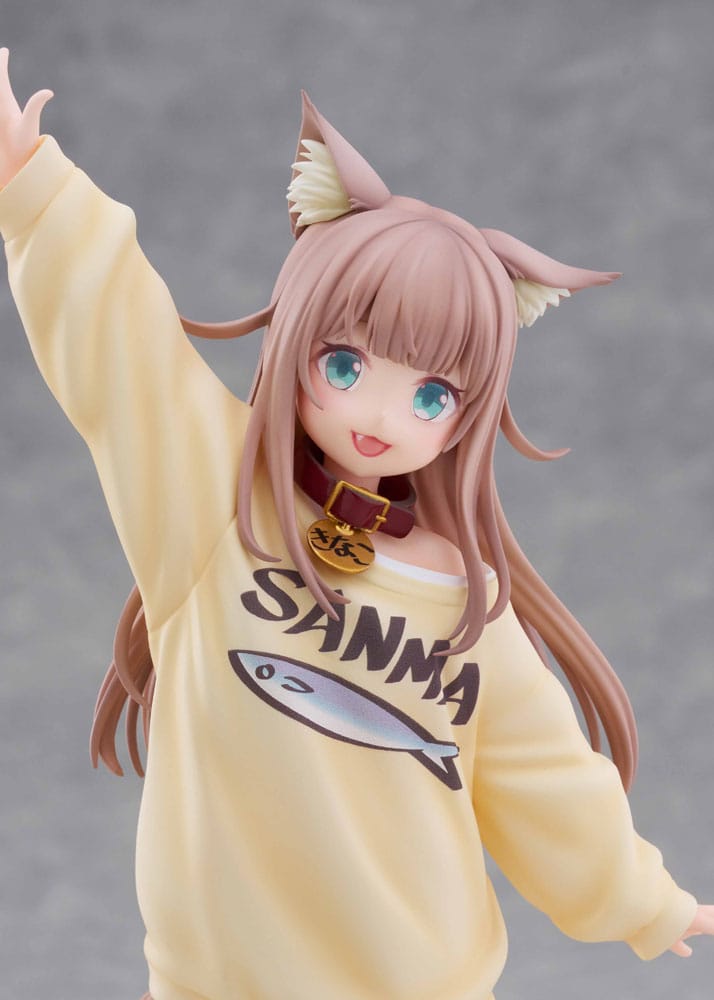 My Cat Is a Kawaii Girl Estatua 1/6 Kinako Play With Ver. AmiAmi  Limited Edition 21 cm
