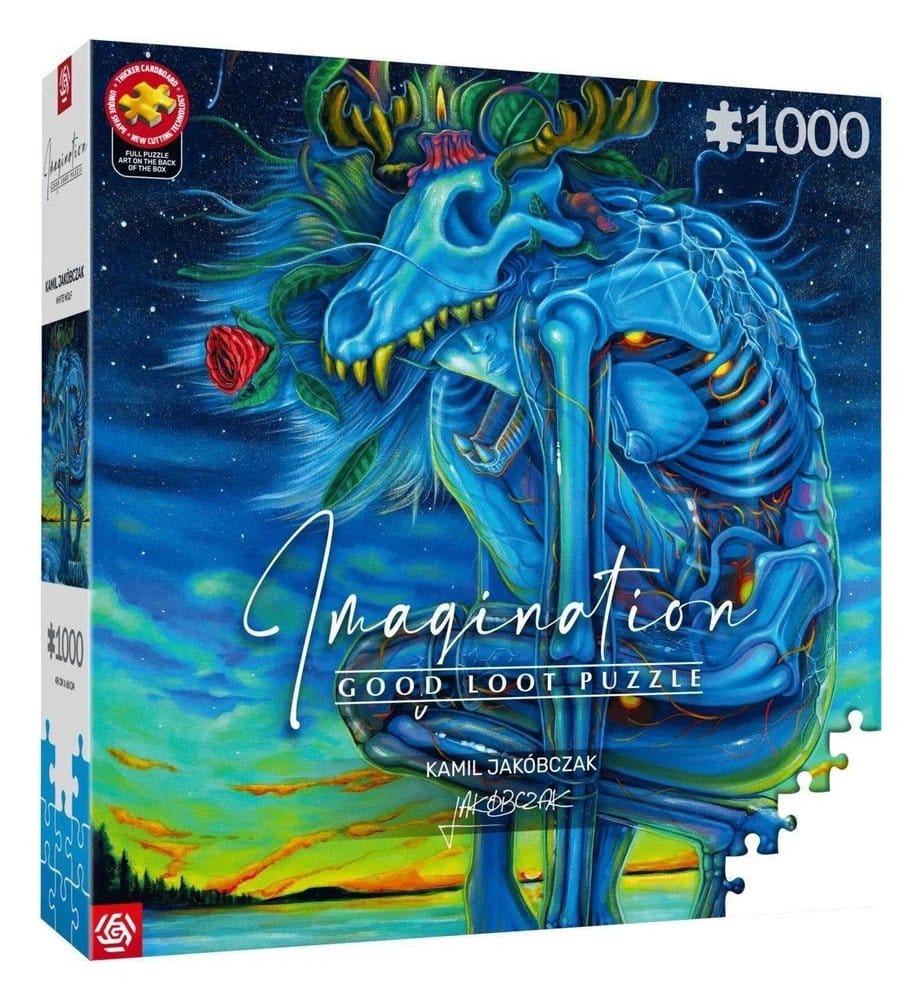 Puzzle Imagination Series Kamil Jakóbczak Bialy Wilk (1000 piezas) Frikytopia
