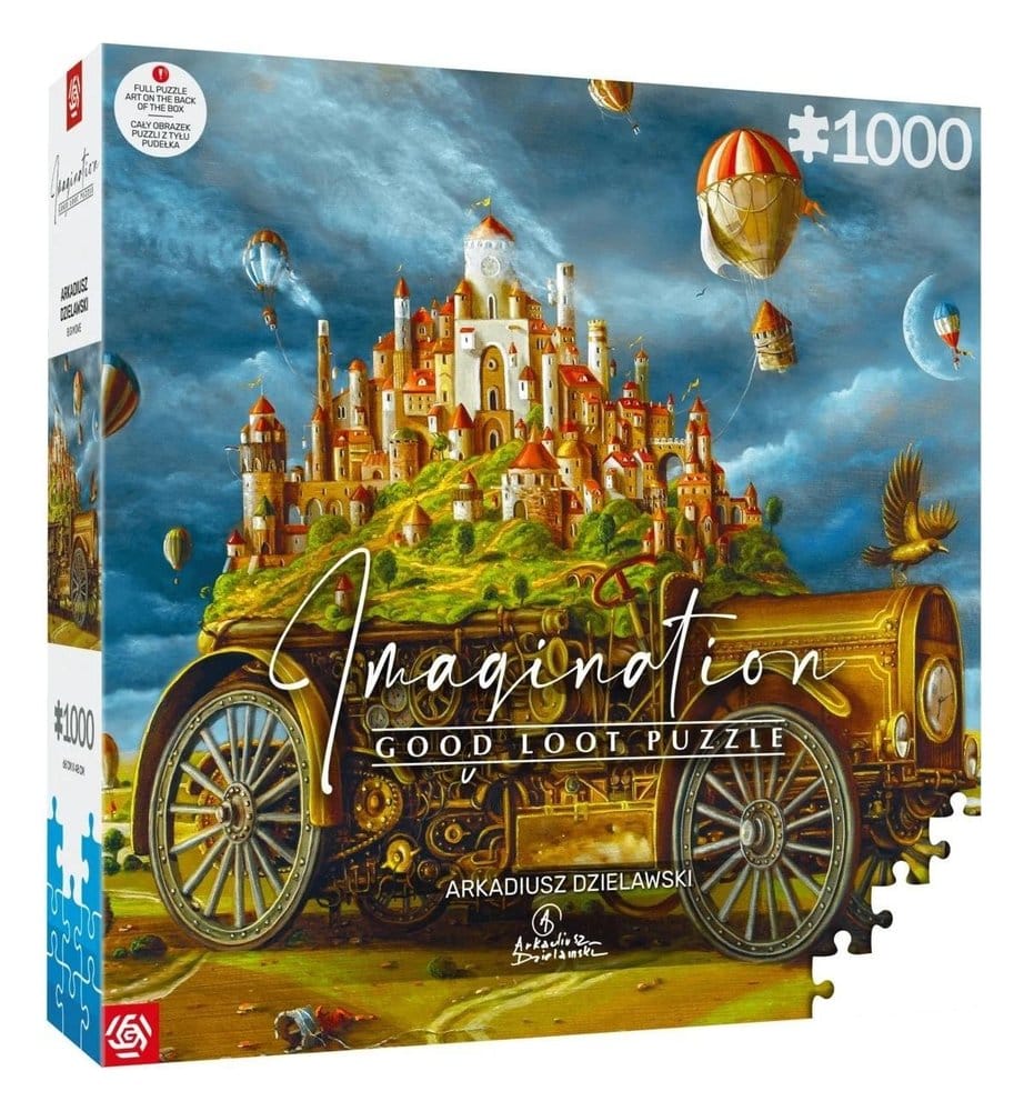 Puzzle Imagination Series Arkadiusz Dzielawski Wielka przeprowadzka (1000 piezas) Frikytopia