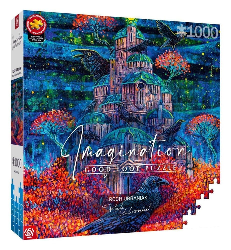 Puzzle Imagination Series Roch Urbaniak Twierdza Pani Kruków (1000 piezas) Frikytopia
