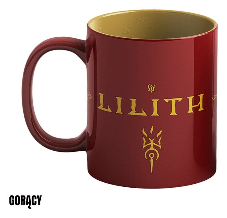 Diablo IV Caneca sensível ao calor Lilith's Blood