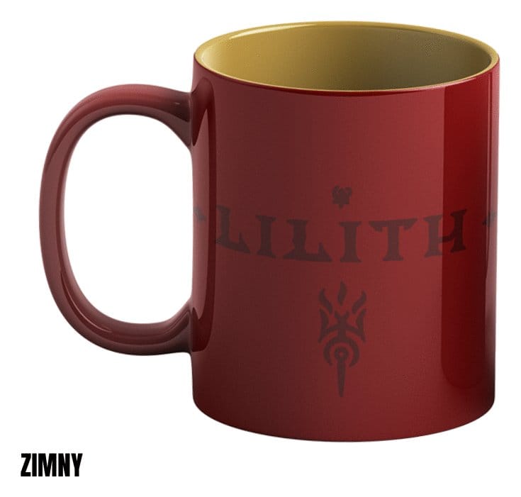 Diablo IV Caneca sensível ao calor Lilith's Blood