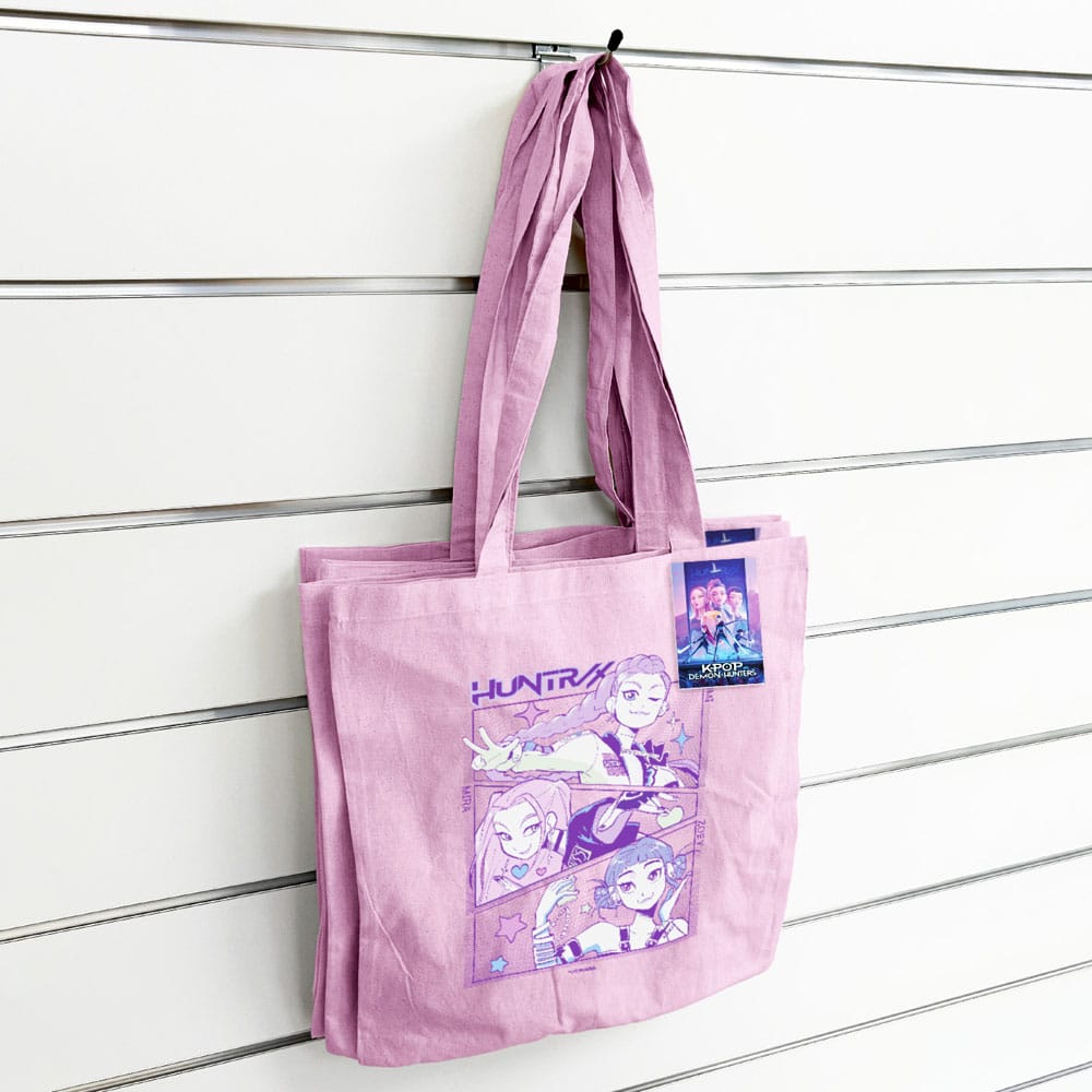 K-POP DEMON HUNTERS HUNTRIX Lámpara PINK TOTE Bolsa