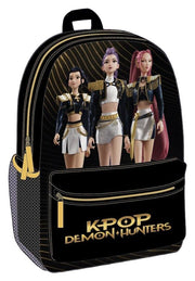 KPop Demon Hunters Mochila de Bolso Dourado