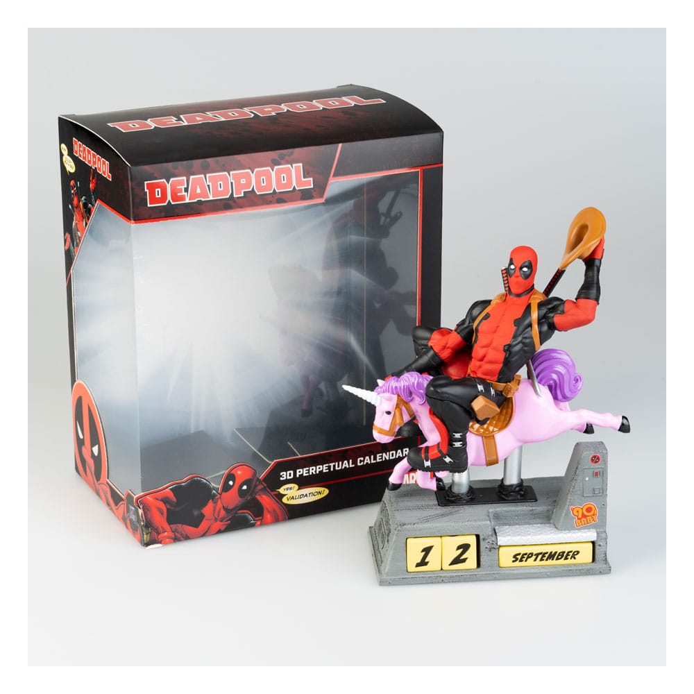 Calendario Perpetuo 3D Deadpool Marvel