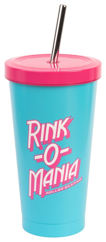 Stranger Things Vaso con Paja Rink-O-Mania 550 ml Frikytopia