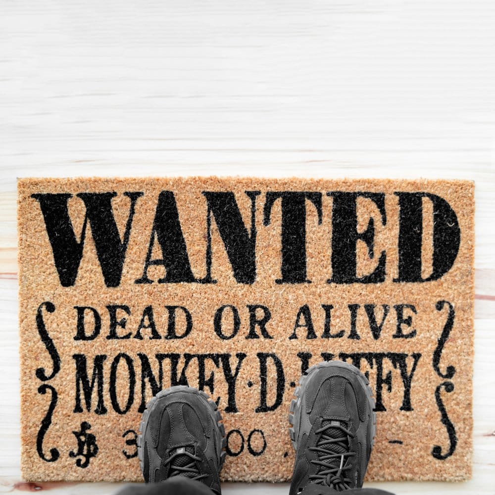 Felpudo Wanted Monkey D Luffy One Piece