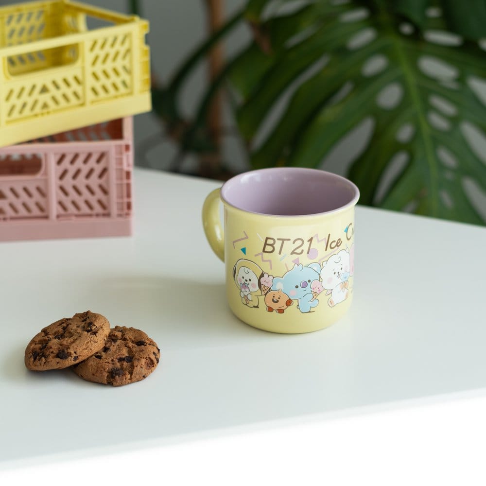 Taza premium Ice Cream BT21