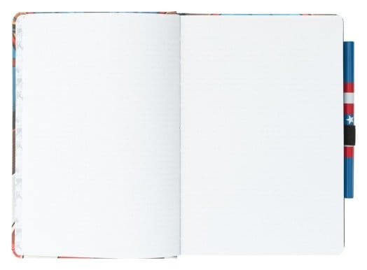 Marvel Capitán América Cuaderno Premium con Bolígrafo Uniform A5