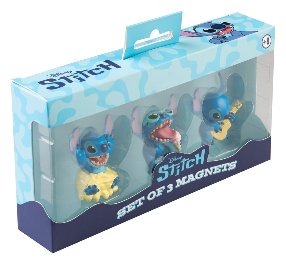 Set 3 Imanes 3D Stitch Disney