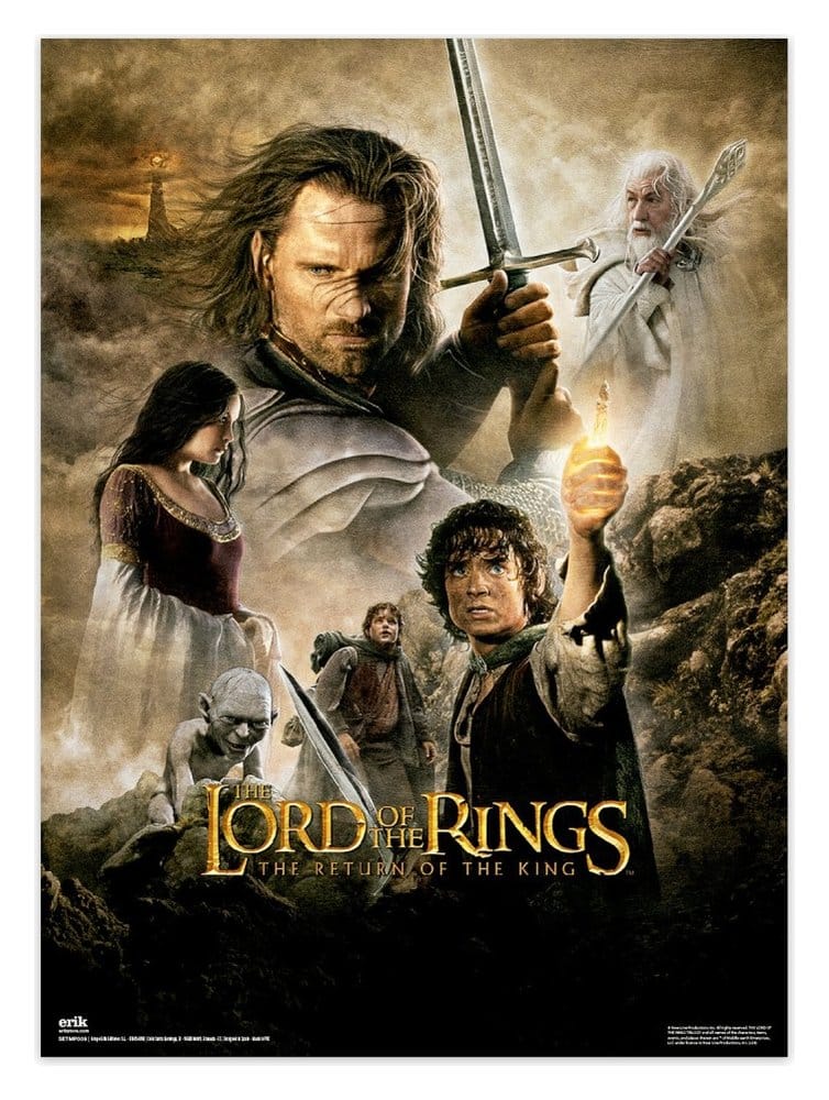 El Señor de los Anillos Póster 38 x 52 cm Set de 2