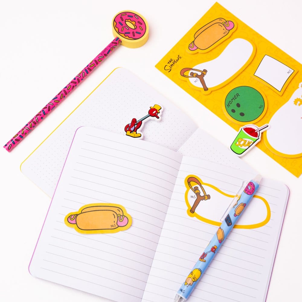 Set papeleria Los Simpsons