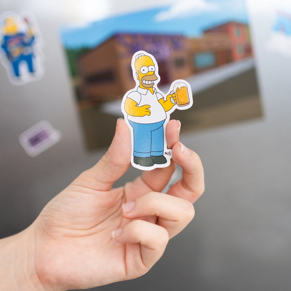 Set imanes troquelados Taberna Moe Los Simpsons