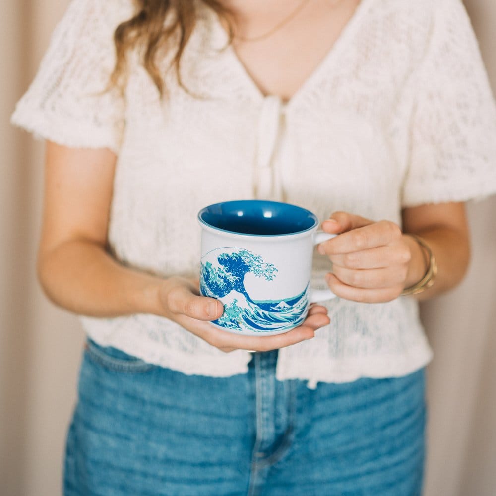 Taza La Gran Ola de Kanagawa Hokusai 350ml