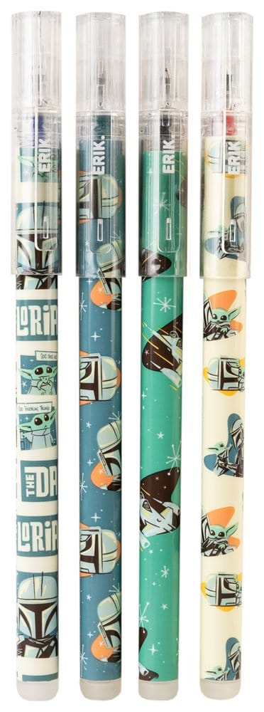 Star Wars: The Mandalorian Bolígrafos Borrables Set (4)