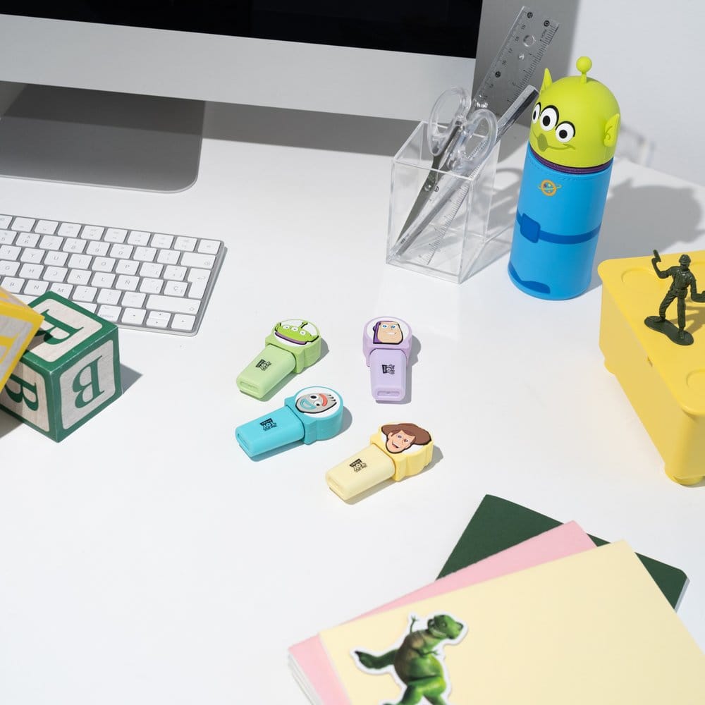 Toy Story Subrayadores con Toppers Set de 4
