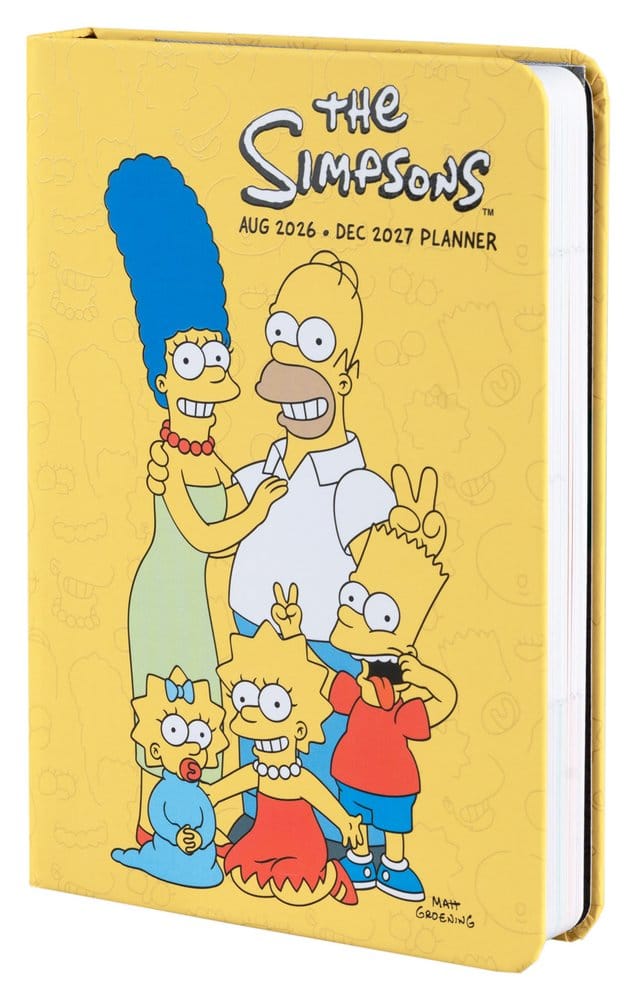 Los Simpson Planificador Académico 2026/27 A6 *Edición Inglés* Frikytopia