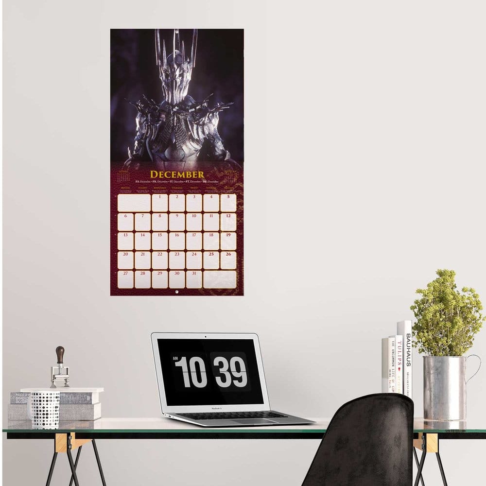 O Senhor dos Anéis Calendário de parede 2027 30 x 30 cm