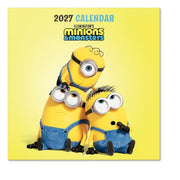 Minions Calendario de pared 2027 30 x 30 cm