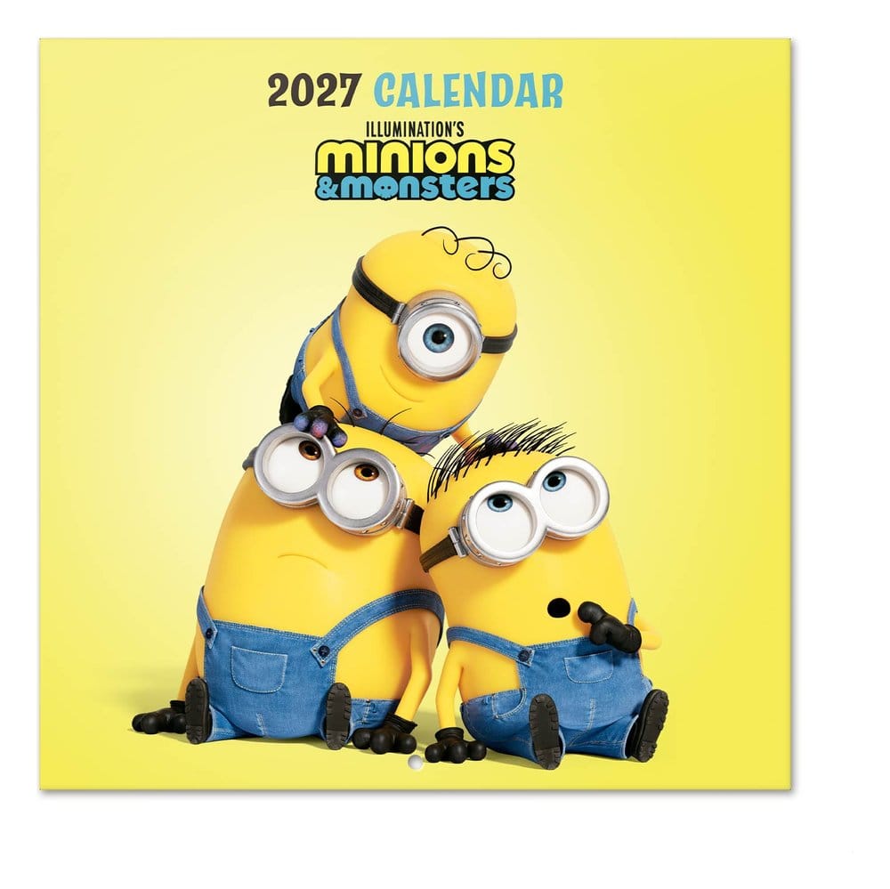 Minions Calendario de pared 2027 30 x 30 cm Frikytopia