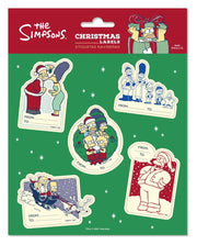 Los Simpson Etiquetas de Navidad Autoadhesivas Premium (10)