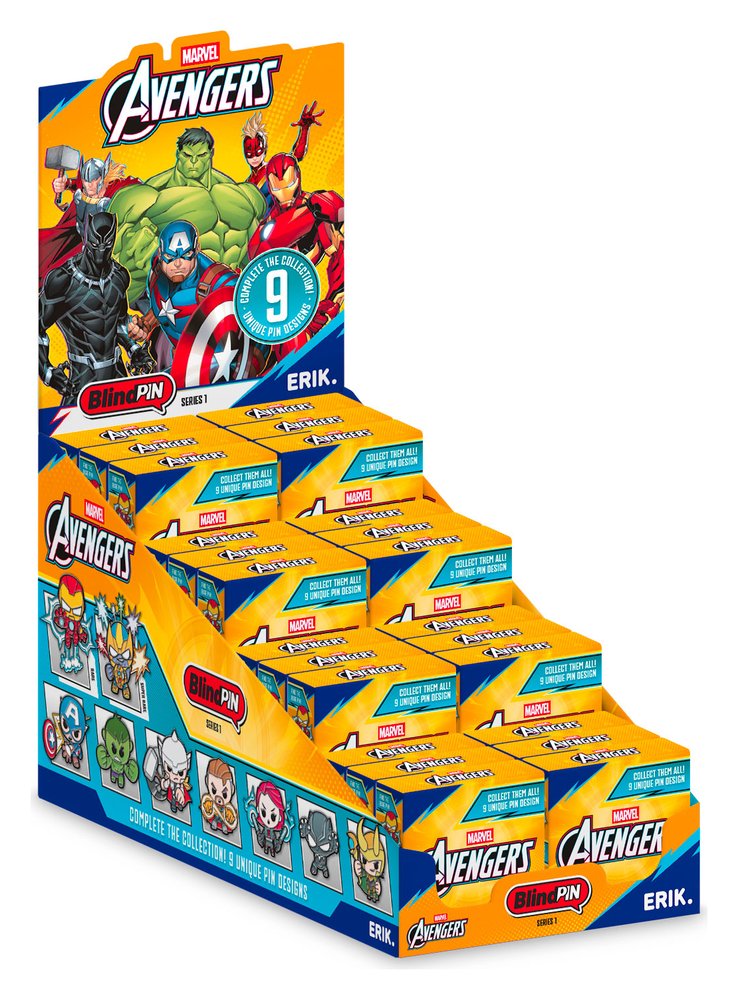 Marvel The Avengers Chapas Serie 1 Display (24) Frikytopia