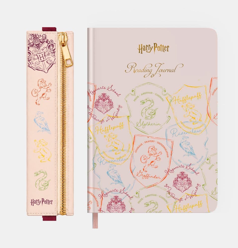 Harry Potter The Readers Club Diário de Leitura com Bolso Incorporado Inglês *Edição Inglês* Frikytopia