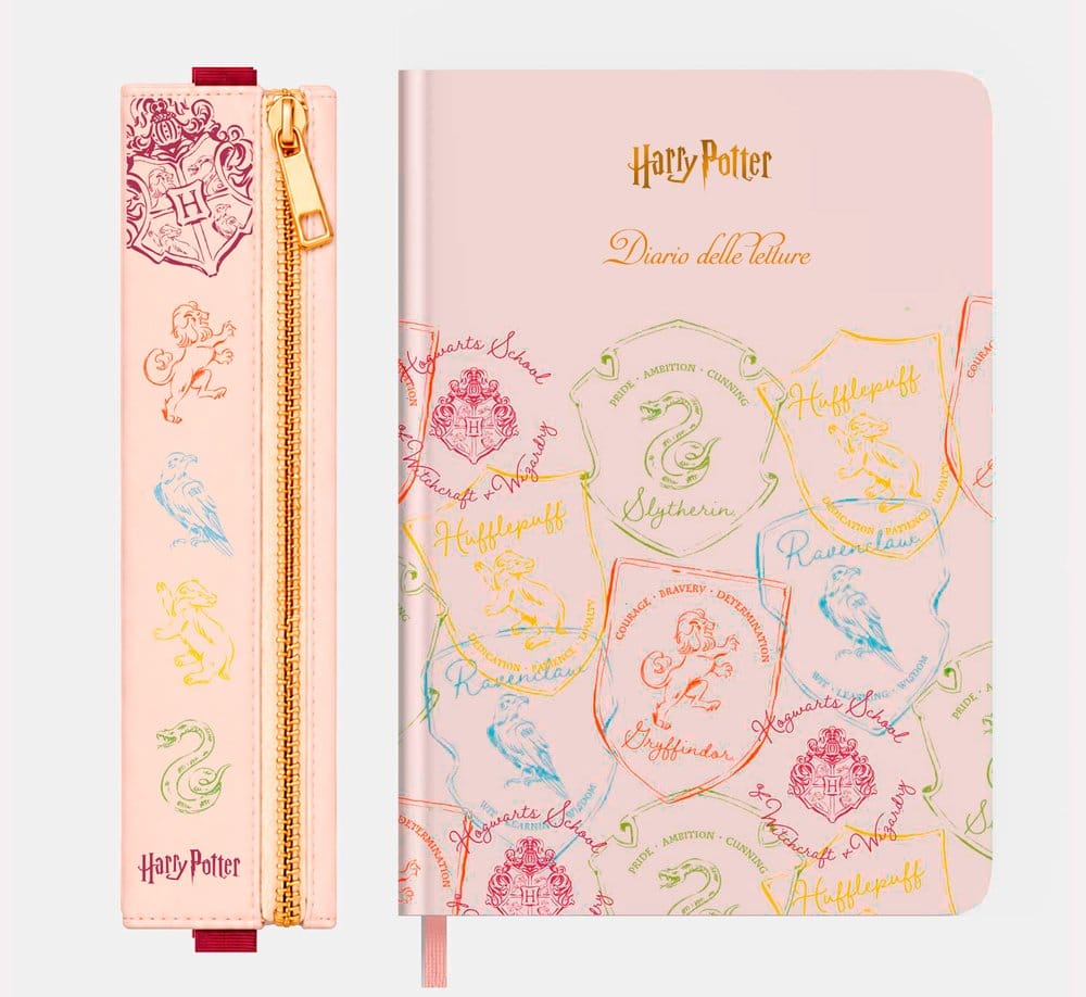 Harry Potter The Readers Club Diário de Leitura com Bolso Incorporado Italiano *Edição Italiano*