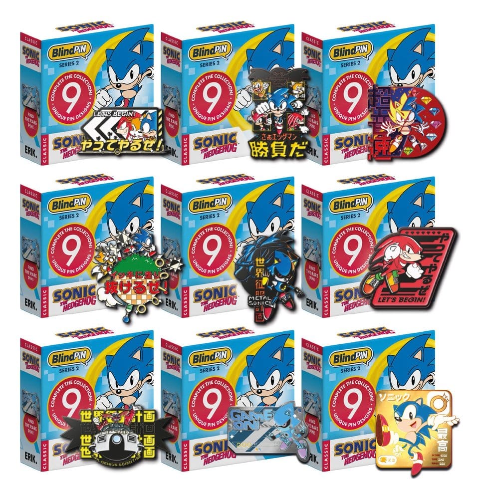 Sonic Mystery Pins Serie 2 Blind Box Expositor (24)