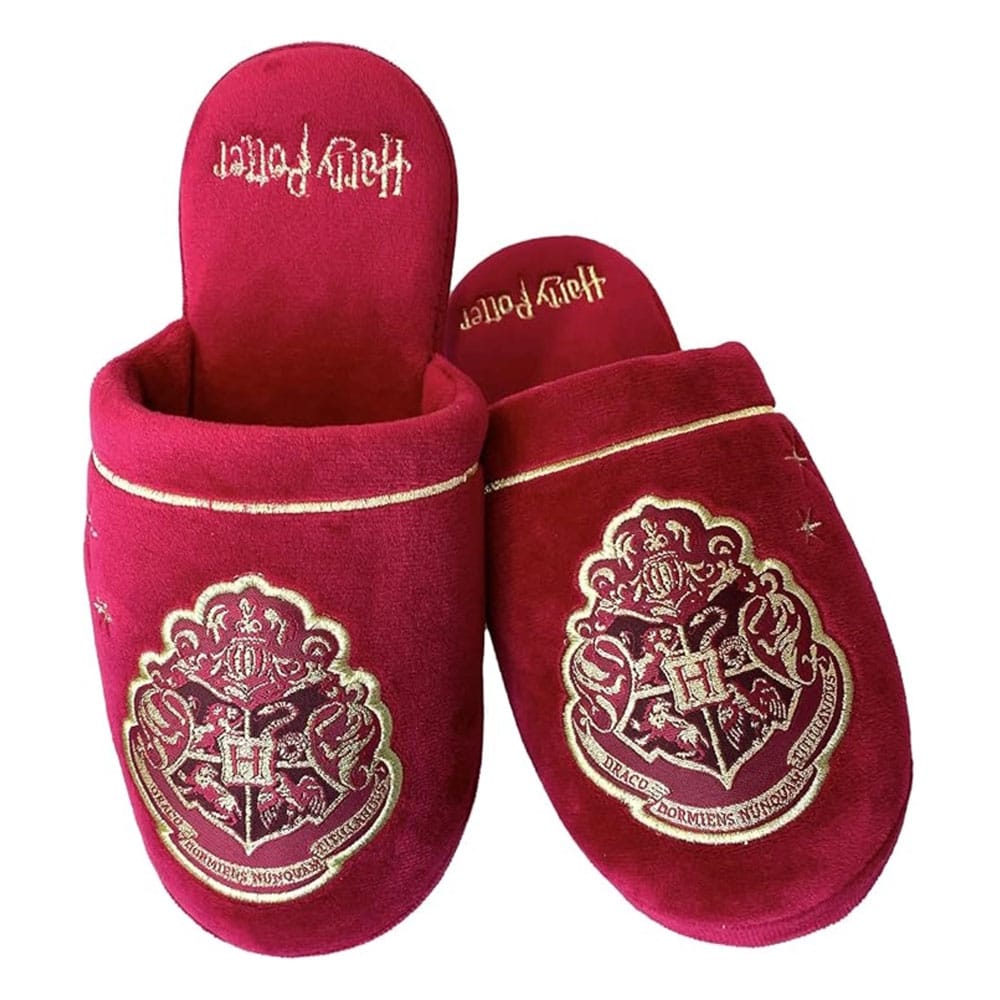 Harry Potter Pantuflas Hogwarts Gold on Burgundy EU 38-41 Frikytopia