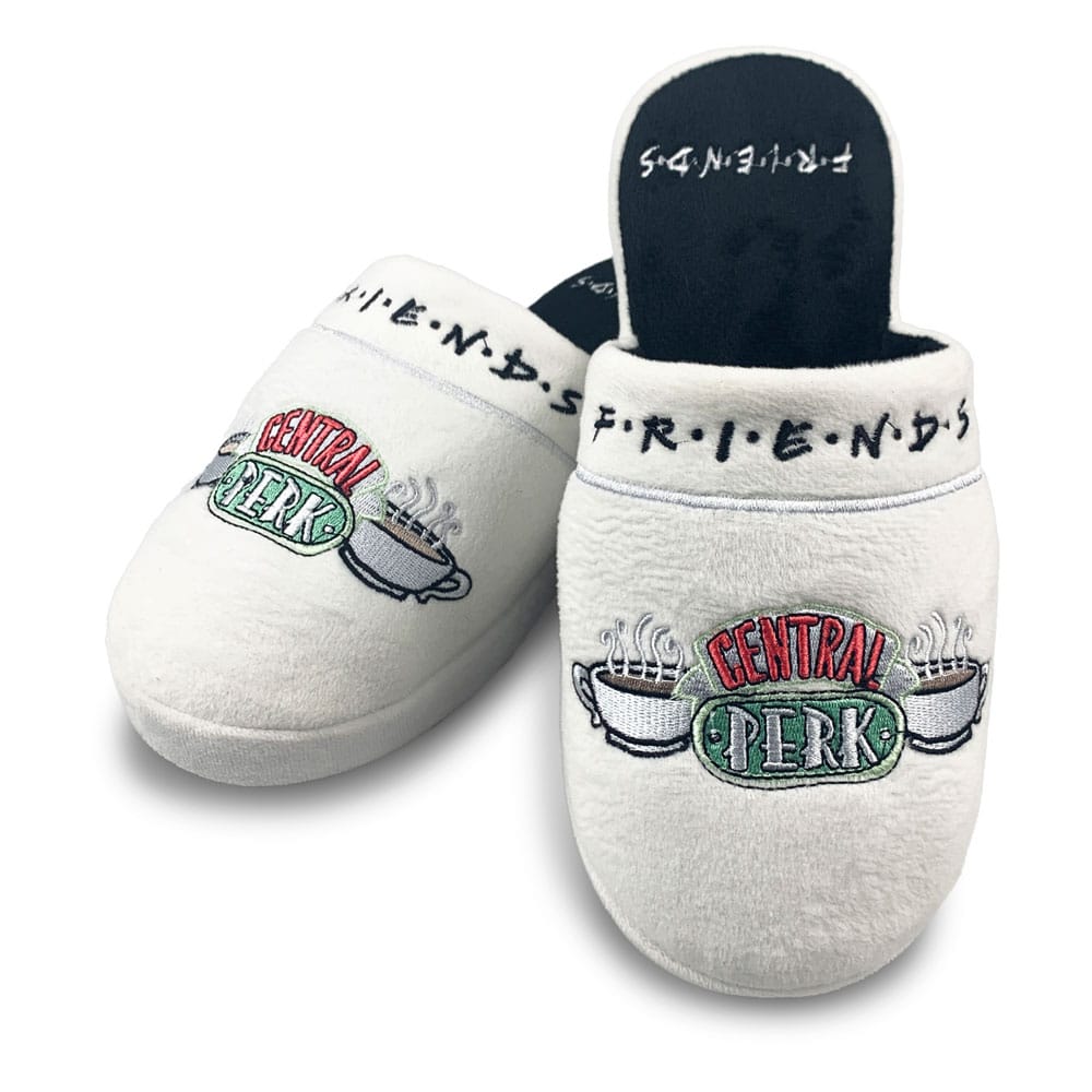 Friends Pantuflas Logo Central Perk White EU 38-41 Frikytopia
